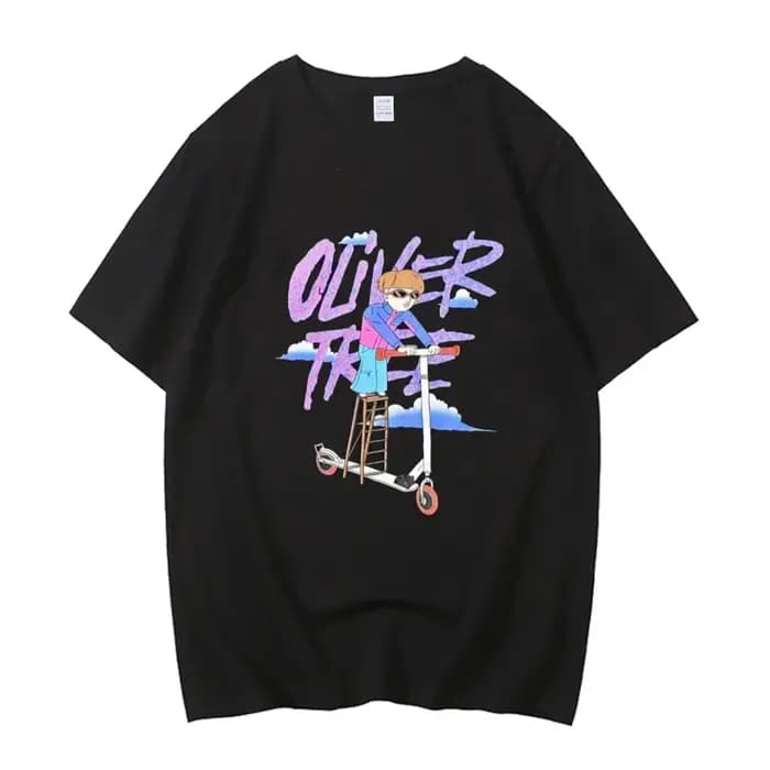 T-shirt Oliver Tree pour homme, style hip-hop, vintage, délavé, décontracté, RIP Rapper, respirant,