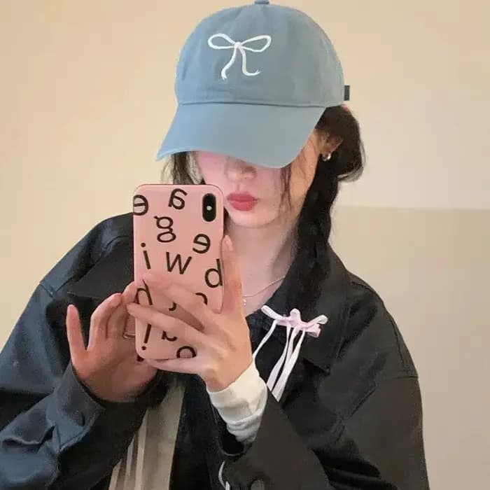 Casquette de baseball coréenne mignonne pour femme