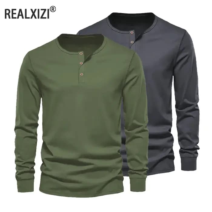 T-shirt à manches longues pour hommes