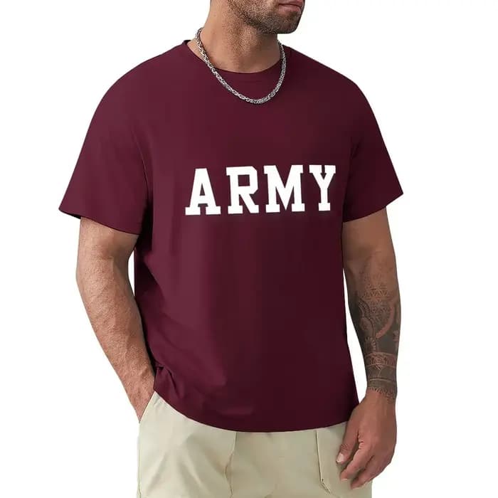 ARMY-T-shirt graphique Cal Robertson ontariDay pour hommes, t-shirts Hiphelicopter, vêtements amusan