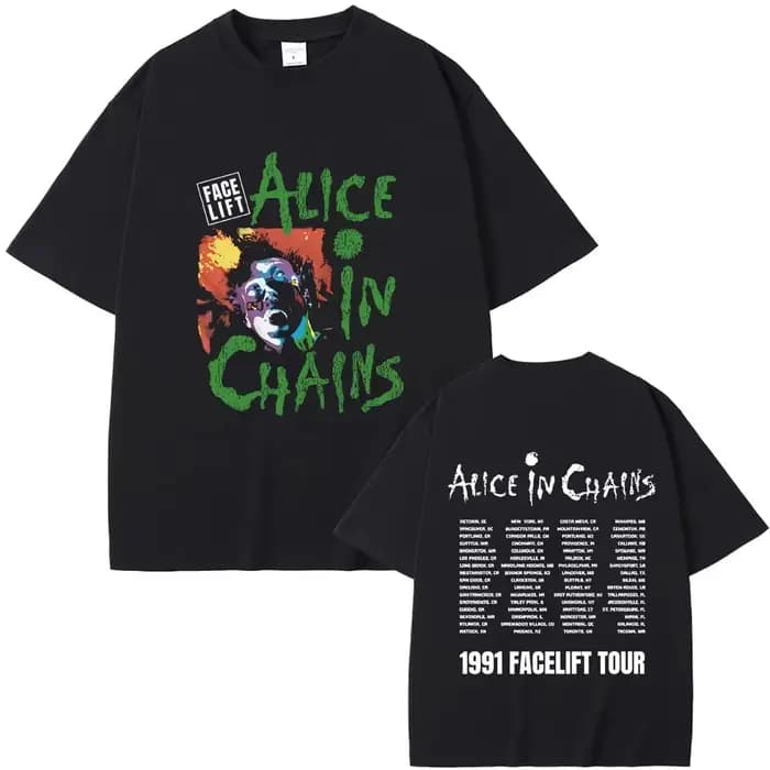 T-shirt Alice in Chains Jar of Flies avec impression d'album classique
