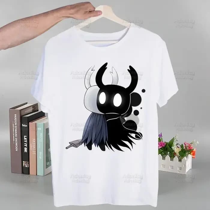 Hollow Knight T-shirt mode impression T-shirt été hommes nouveauté à manches courtes jeu dessin animé hommes T-shirt hommes hauts drôles
