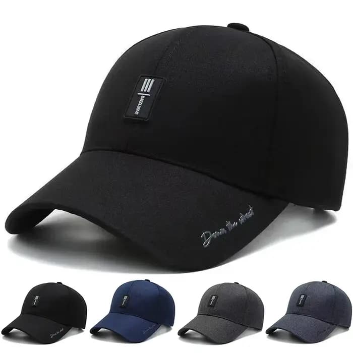Casquette de baseball unisexe brodée extensible