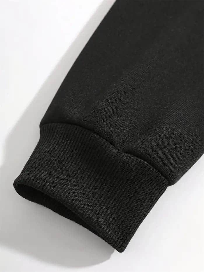 Pull à capuche à manches longues et col rond pour femme
