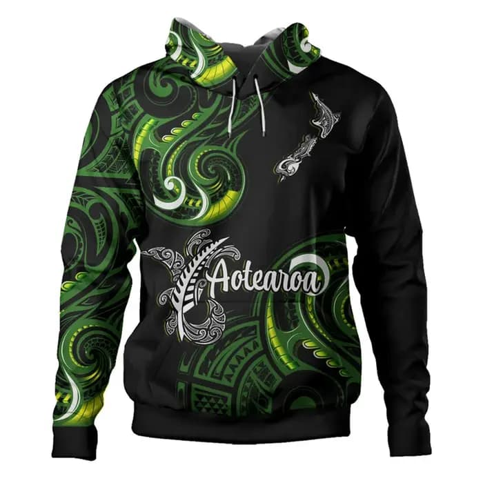 Nouvelle-zélande Aotearoa Manaia Maori sweat à capuche graphique nouveau dans sweats