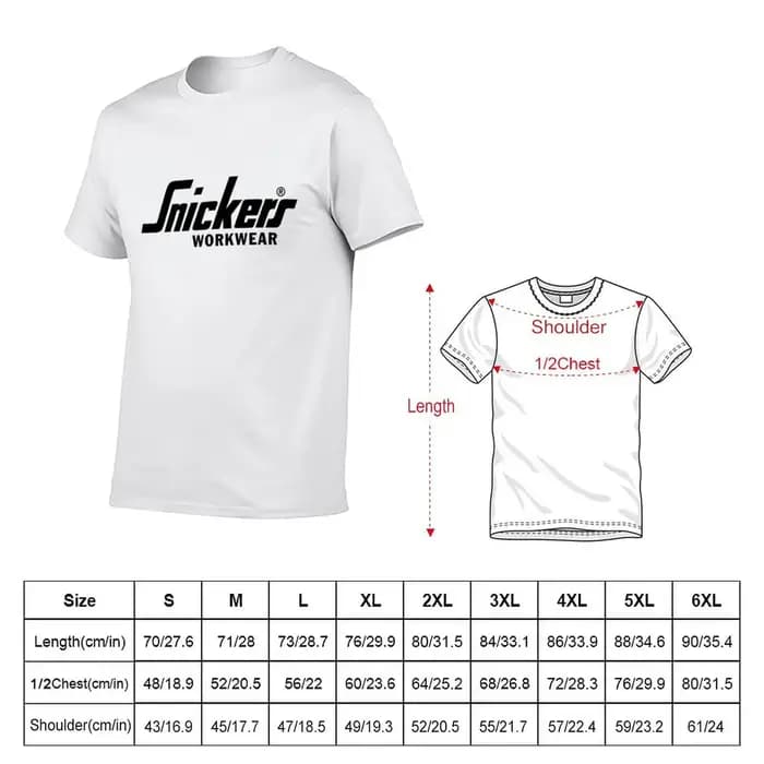 Snickers Workwear Logo T-Shirt t-shirts drôles coton