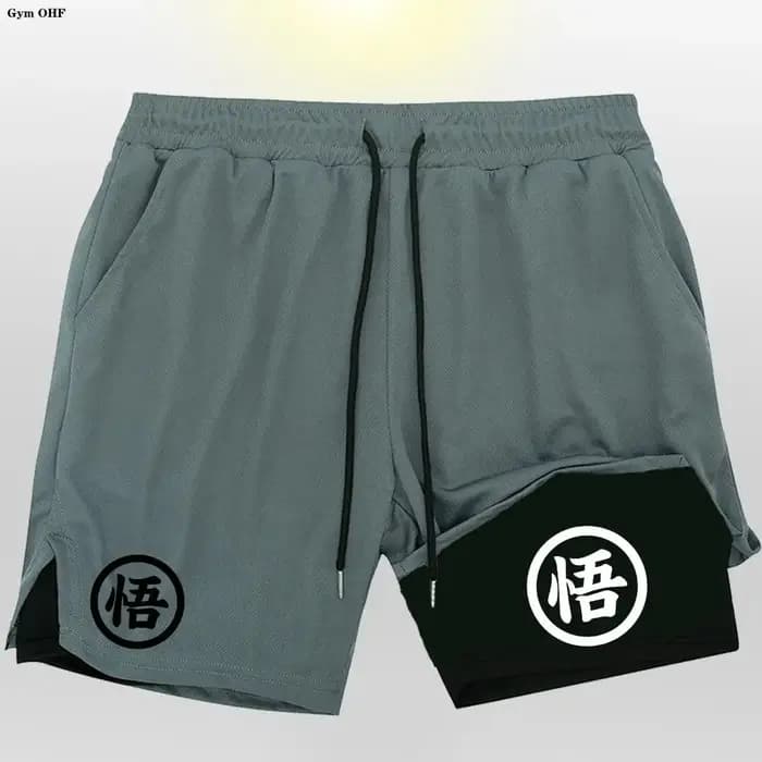 Z Goku Anime pantalons de survêtement Shorts hommes Gym