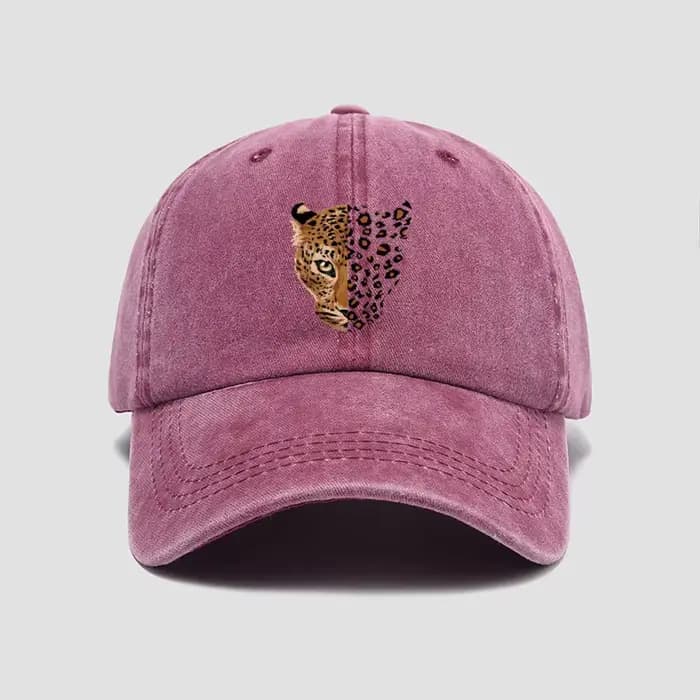 Casquette de baseball à imprimé léopard à la mode – Conception réglable