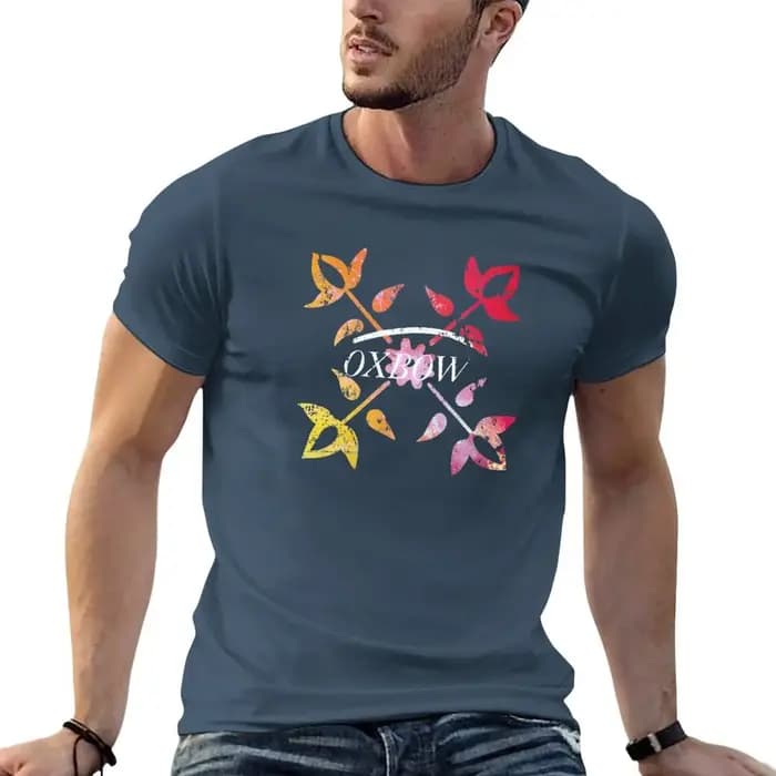 T-shirt Oxbow en coton noir uni pour homme