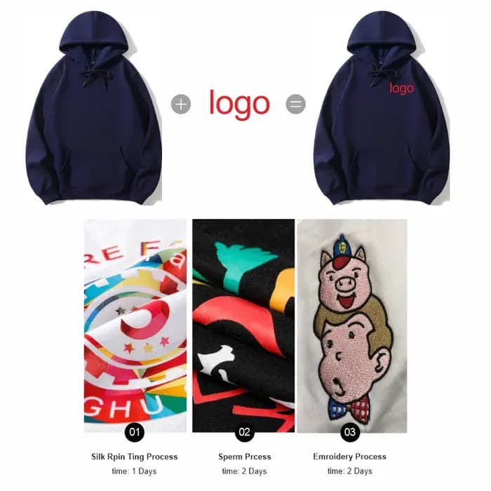 Sweat à capuche imprimé tendance de haute qualité