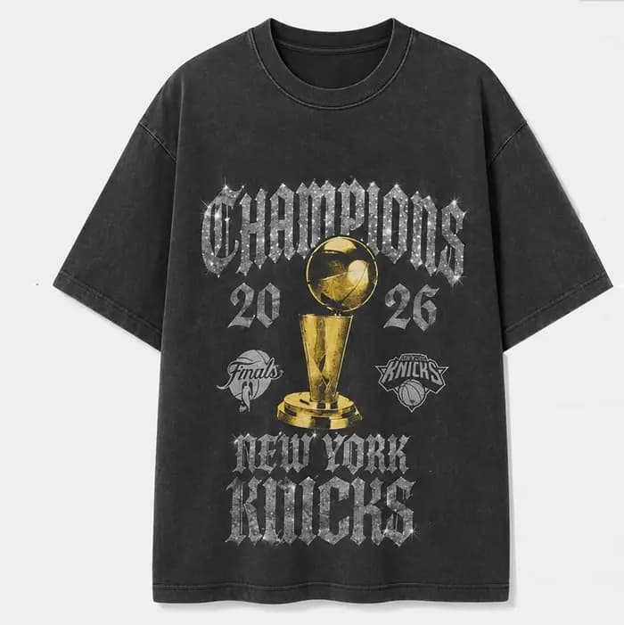 T-shirt vintage lavé King of New York Jalen Brunson pour hommes et femmes