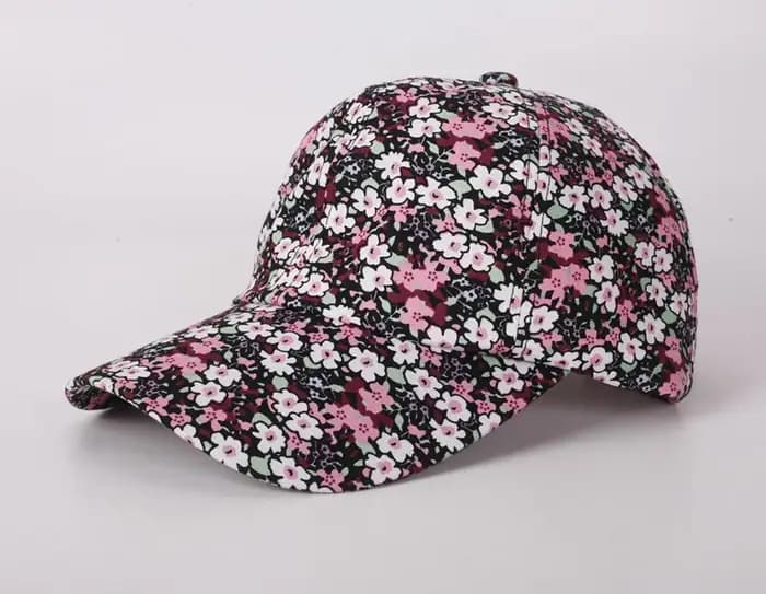 Casquette de baseball à imprimé floral rose pour femme, crème solaire, casquettes de sport décontractées, chapeaux bretonne, chapeau de golf, chapeau de plage, soleil tombant, mode décontractée, 2023