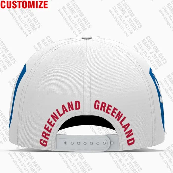 Casquettes de Baseball danois personnalisées en 3d
