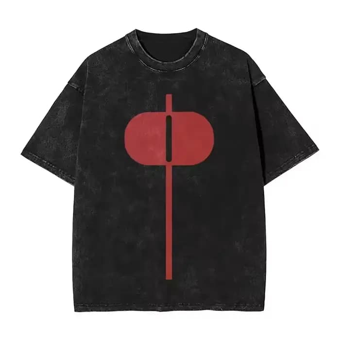 T-shirts rétro avec Logo GDA, dessin animé, lavés, pour hommes et femmes, vêtements d'été en coton,