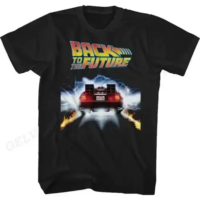 Retour vers le futur t-shirt imprimé graphique hommes femmes mode Hip Hop Streetwear à manches court