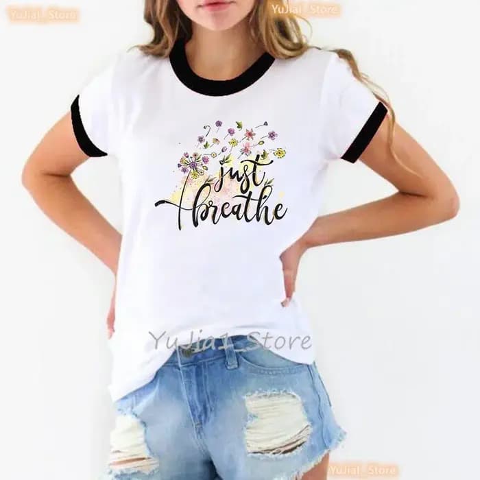 T-shirt imprimé graphique pour femmes