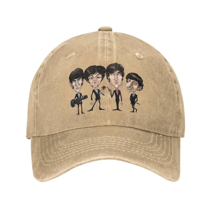 Casquettes de baseball décontractées style Beatles pour hommes et femmes