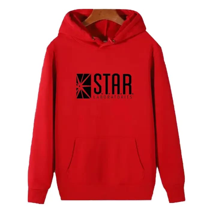 Flash Star Lab couleur noire mode graphique sweats à capuche nouveau dans