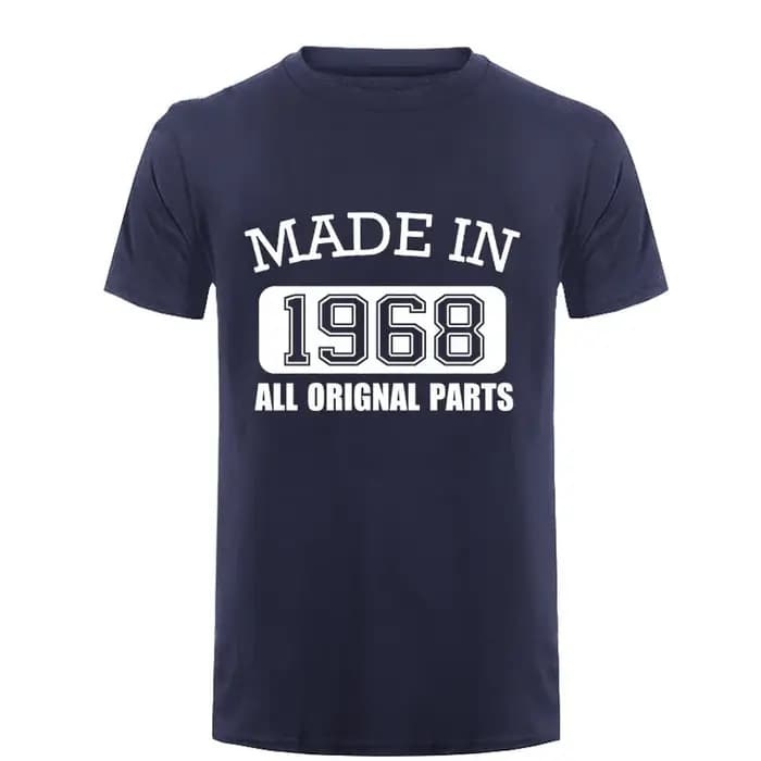 T-Shirt pour homme, fait en 1968 avec toutes les pièces originales