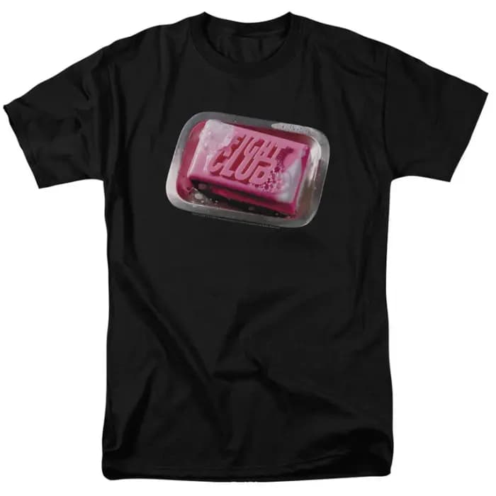 Fight Club affiche de film t-shirts graphiques savon sous licence chemise été Vintage mode unisexe d