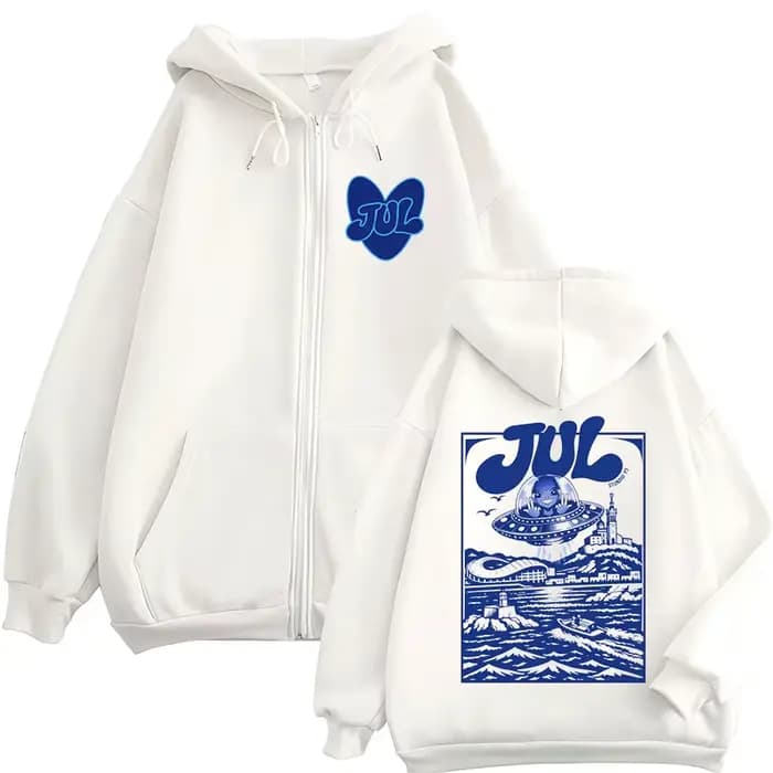 Sweat-shirts à capuche zippés JUL pour hommes et femmes