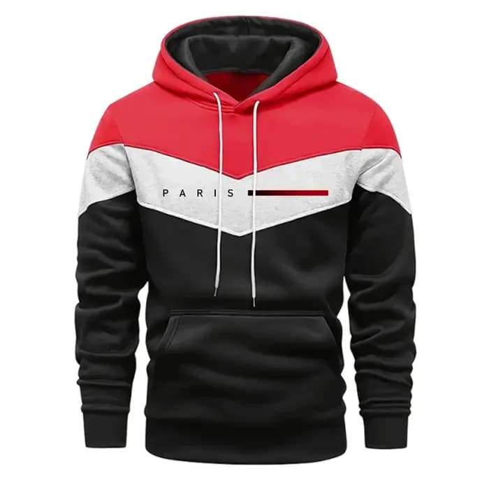 Sweat-shirt tricolore pour hommes