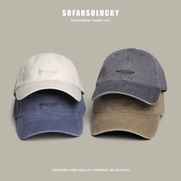 Casquettes de Baseball anciennes délavées rétro Harajuku pour hommes et femmes