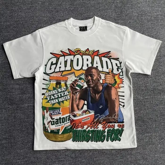 T-Shirt Y2K pour hommes, graphique de basket-ball, rue Hip Hop Goth, été Y2K imprimé Harajuku, manches courtes, haut en coton, surdimensionné