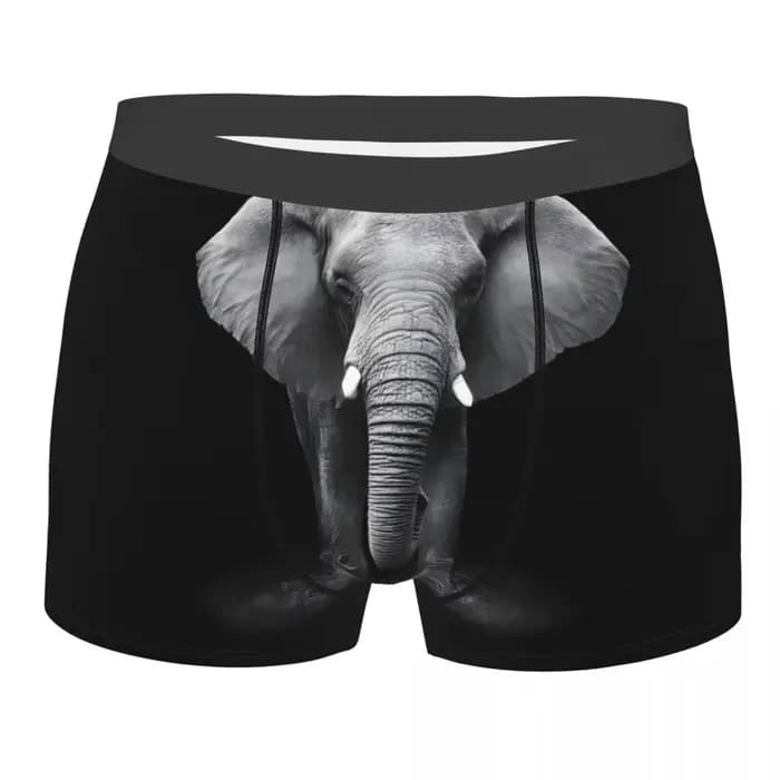Saint valentin hommes éléphant sous-vêtements Boxer slips Stretch Shorts culottes caleçons pour mari