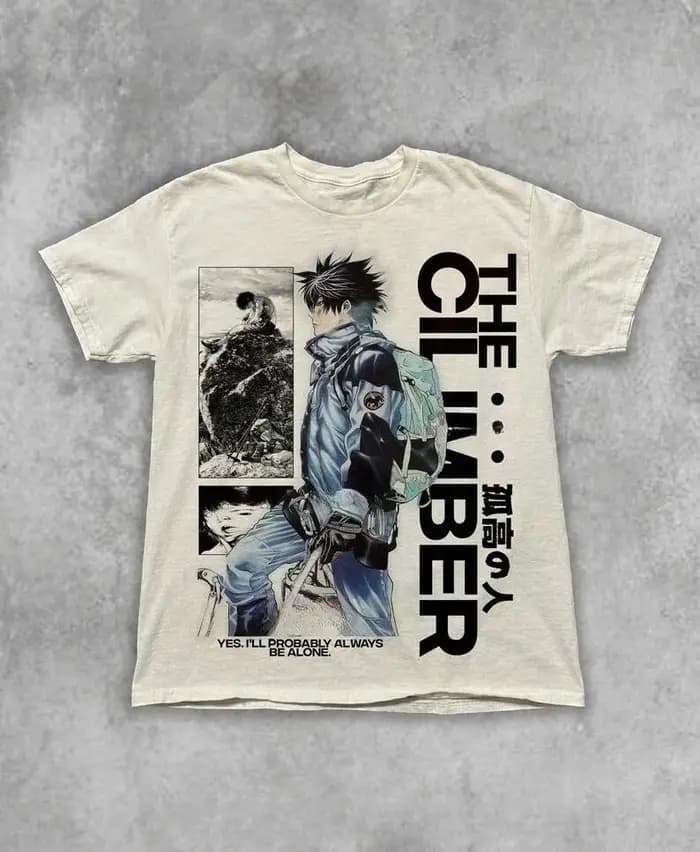 T-shirt unisexe surdimensionné The Climber, nouveau modèle, vêtement personnalisé, adapté à toutes l