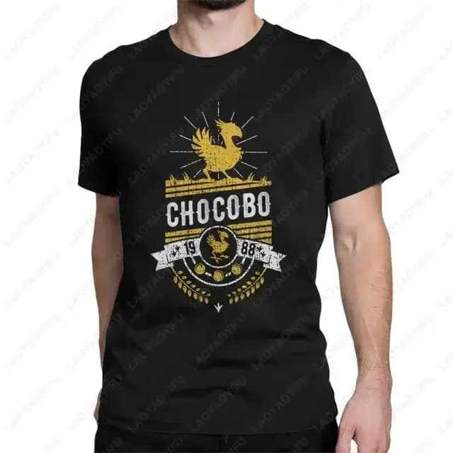 FF VIII t-shirts chemises de loisirs pour hommes col rond Final Fantasy jeu vidéo imprimé T-shirt haute qualité coton vêtements cadeau d'anniversaire