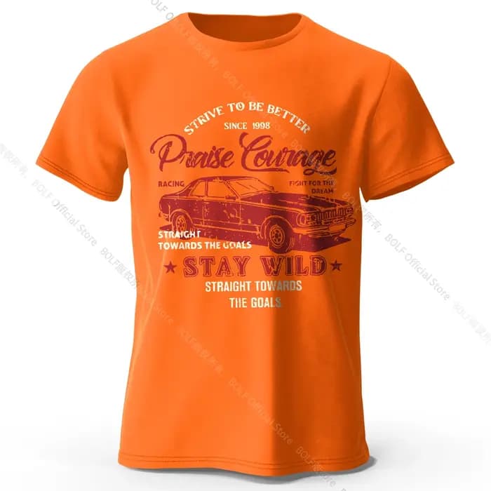 T-Shirt imprimé voiture ancienne pour hommes et femmes