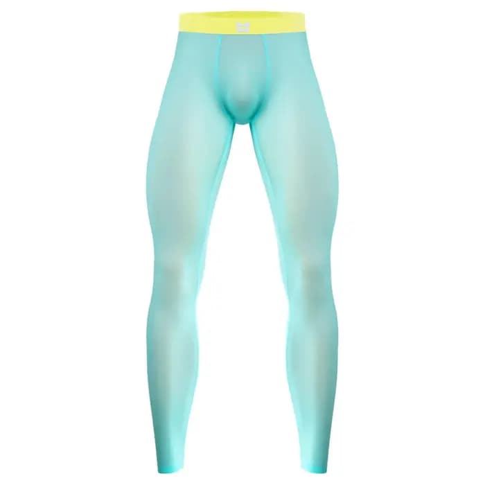 Jogger sportif hommes glace soie Yoga pantalon mince