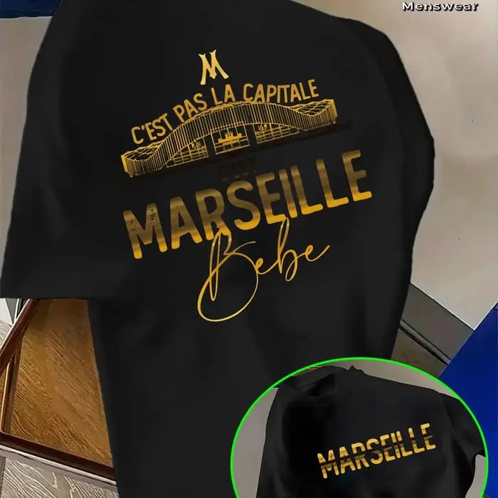 T-shirt avec les mots « Marseille