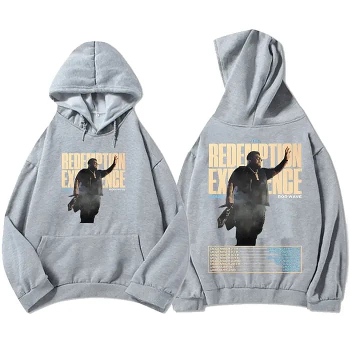 Rappeur Rod Wave Redemption Tour 2025-2026 sweat à capuche hiver polaire hommes femmes sweats
