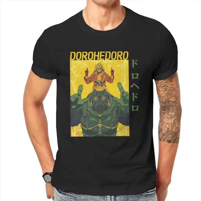 T-shirt imprimé anime Dorohedoro