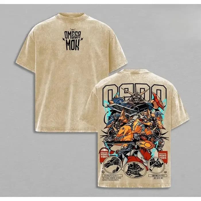 T-shirt graphique Hot Anime Digimon Greymon pour hommes et femmes