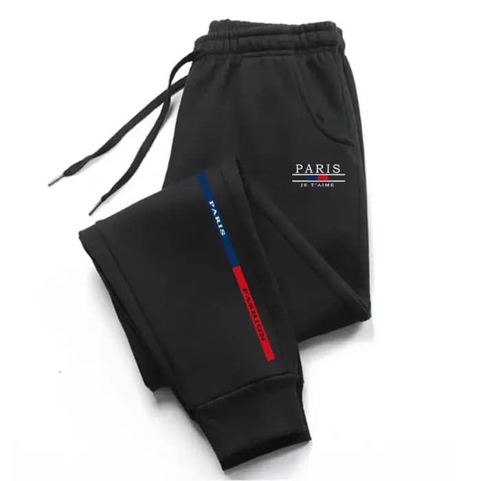 Pantalon de survêtement Paris Fashion pour homme – Nouveauté 2026 – Jogger décontracté quatre saison