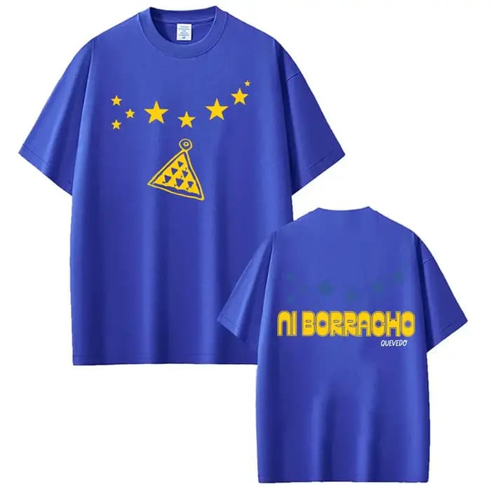 Quevedo EL BAIFO « NI BORRACHO » T-shirts imprimés pour hommes et femmes