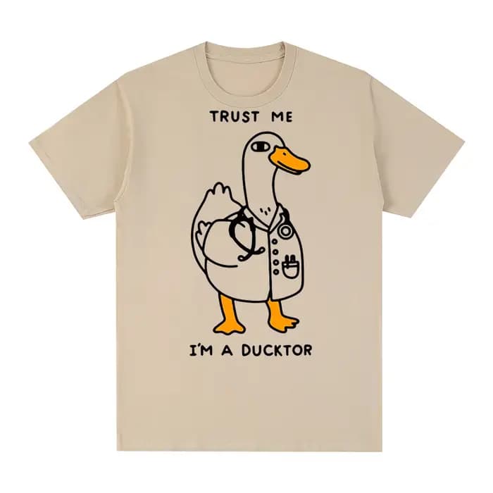 T-shirt vintage « Trust Me I'm A Ducktor » – Idée
