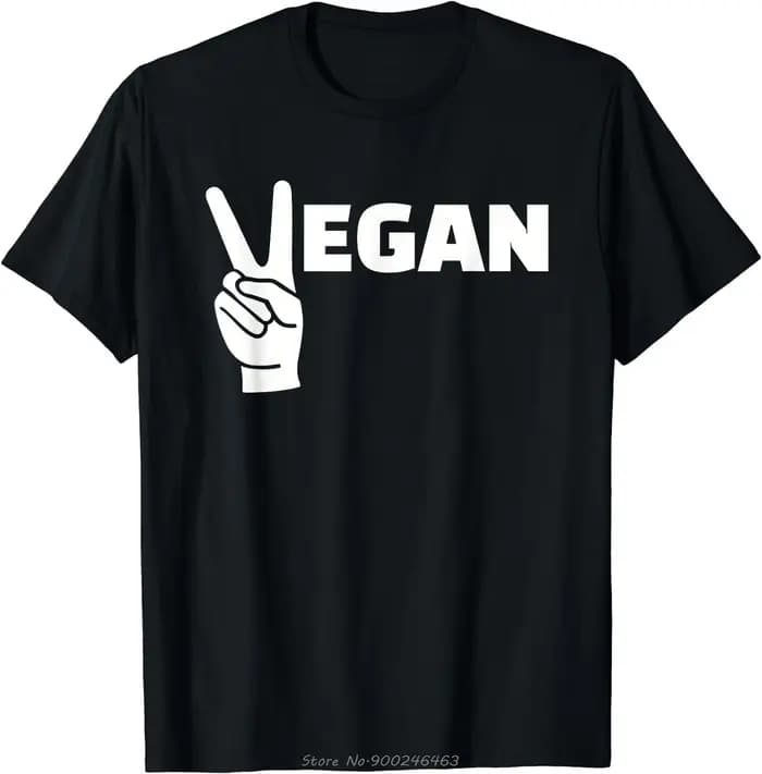 T-shirt à manches courtes en coton vintage végétalien pour hommes