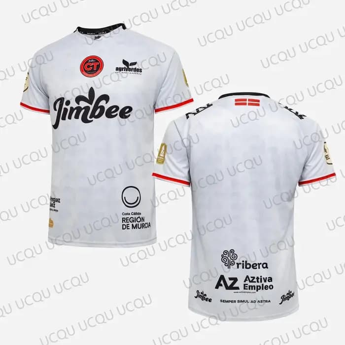 Maillot de Futsal Jimbee Cartagena Costa Calida Espagne – Tenue de Football en Salle Saison 2026 – Cadeau pour Hommes