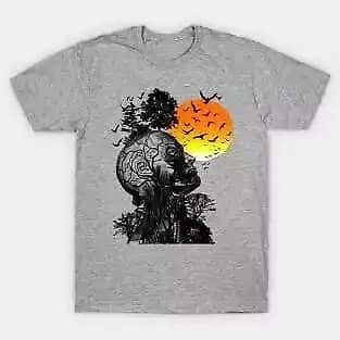 T-shirt rétro en coton unisexe