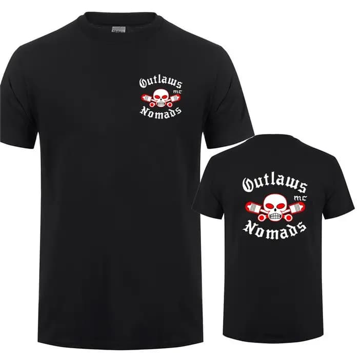 MC Outlaws Nomads T-shirt t-shirts hommes nouvel été à manches courtes coton
