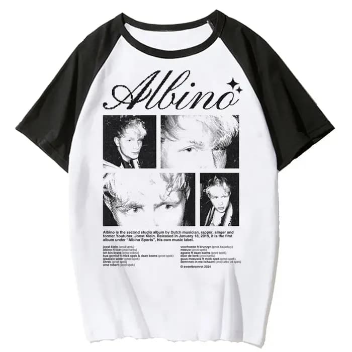Joost Klein t-shirt femme psychédélique rétro graphique esthétique hip hop