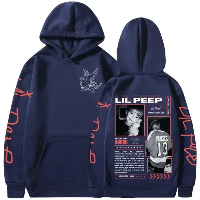 Rappeur Lil Peep Crybaby Hellboy sweats à capuche mode Hip Hop rétro