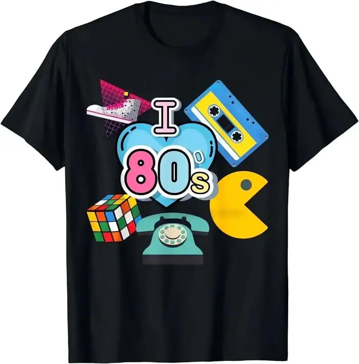 T-shirts pour enfants « J'aime les années 80 et 90 » – Tops