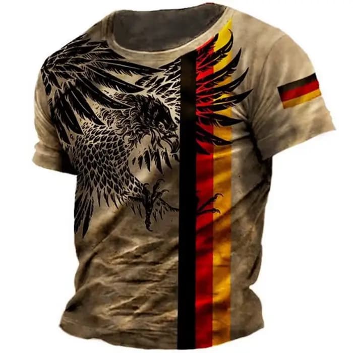 T-Shirt à Manches Courtes et Col Rond pour Homme, Streetwear, Été, 5XL