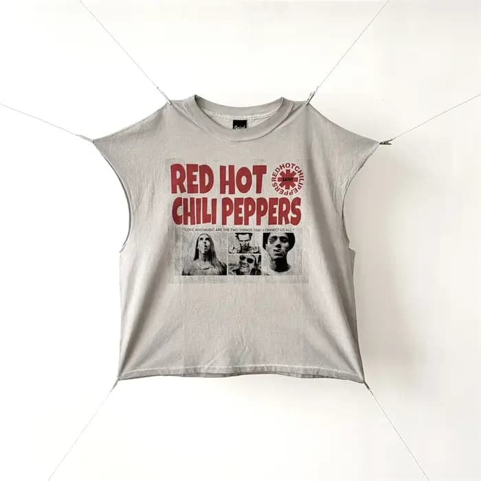 Saint RHCP T-shirt à manches coupées pour hommes et femmes