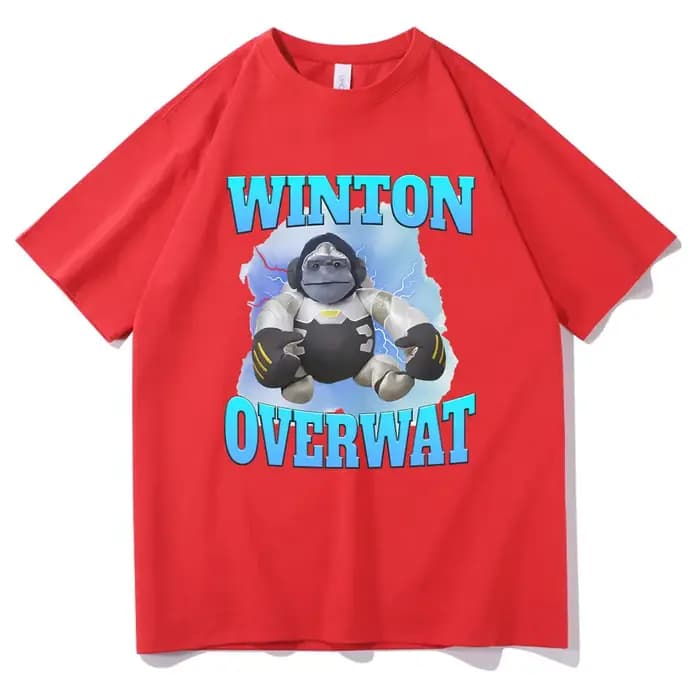 T-shirt Meme drôle Winton Overwat pour hommes